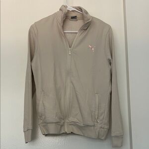 Puma Light Tan Full-Zip Jacket